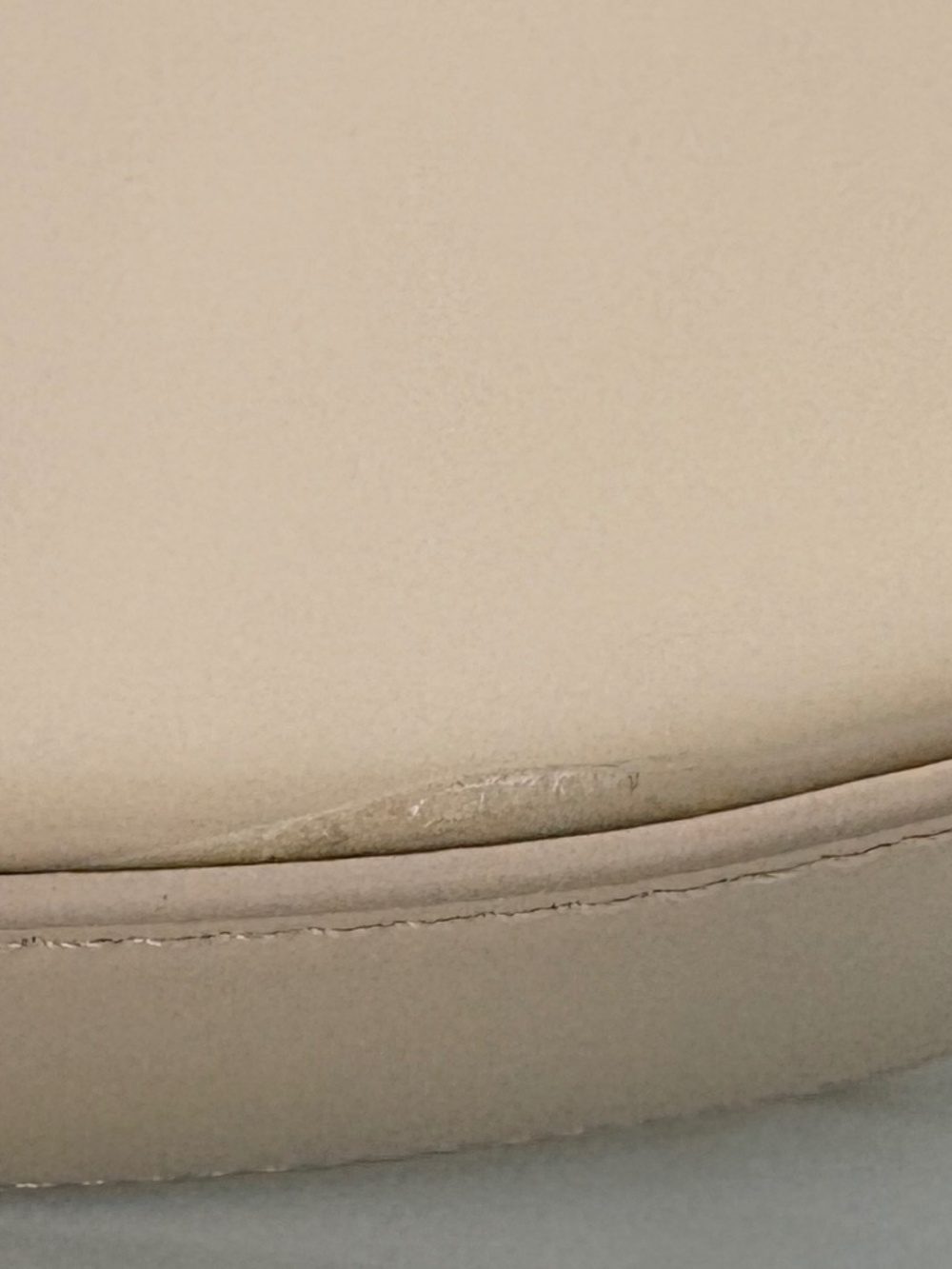 NWT STAUD Ollie Leather Shoulder Bag Oat Neutral Gold Silver Hardware - Picture 8 of 10